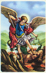 San
Miguel is usually associated with the colour red.